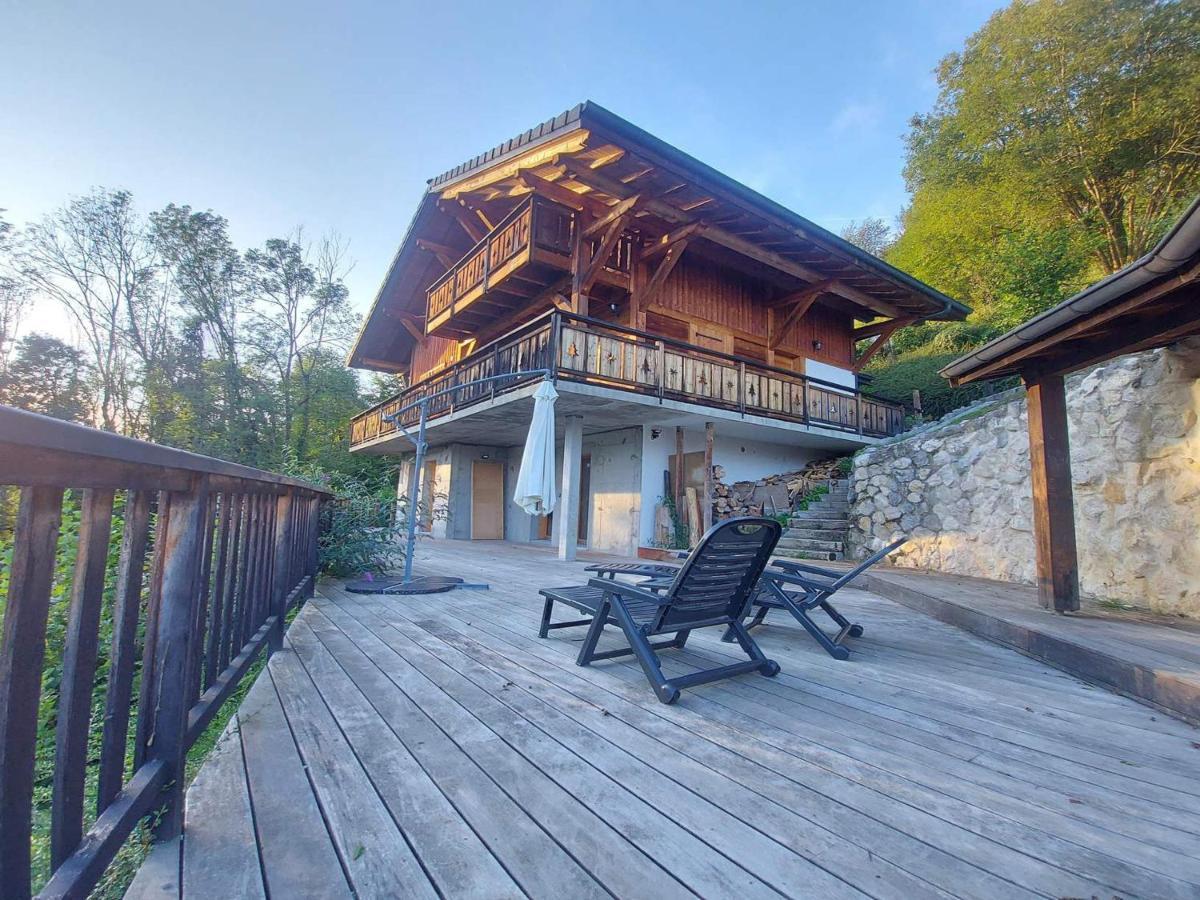 Chalet Savoyard Avec Jardin, Poele A Bois Et Wifi - Fr-1-624-11 Verchaix Exterior foto
